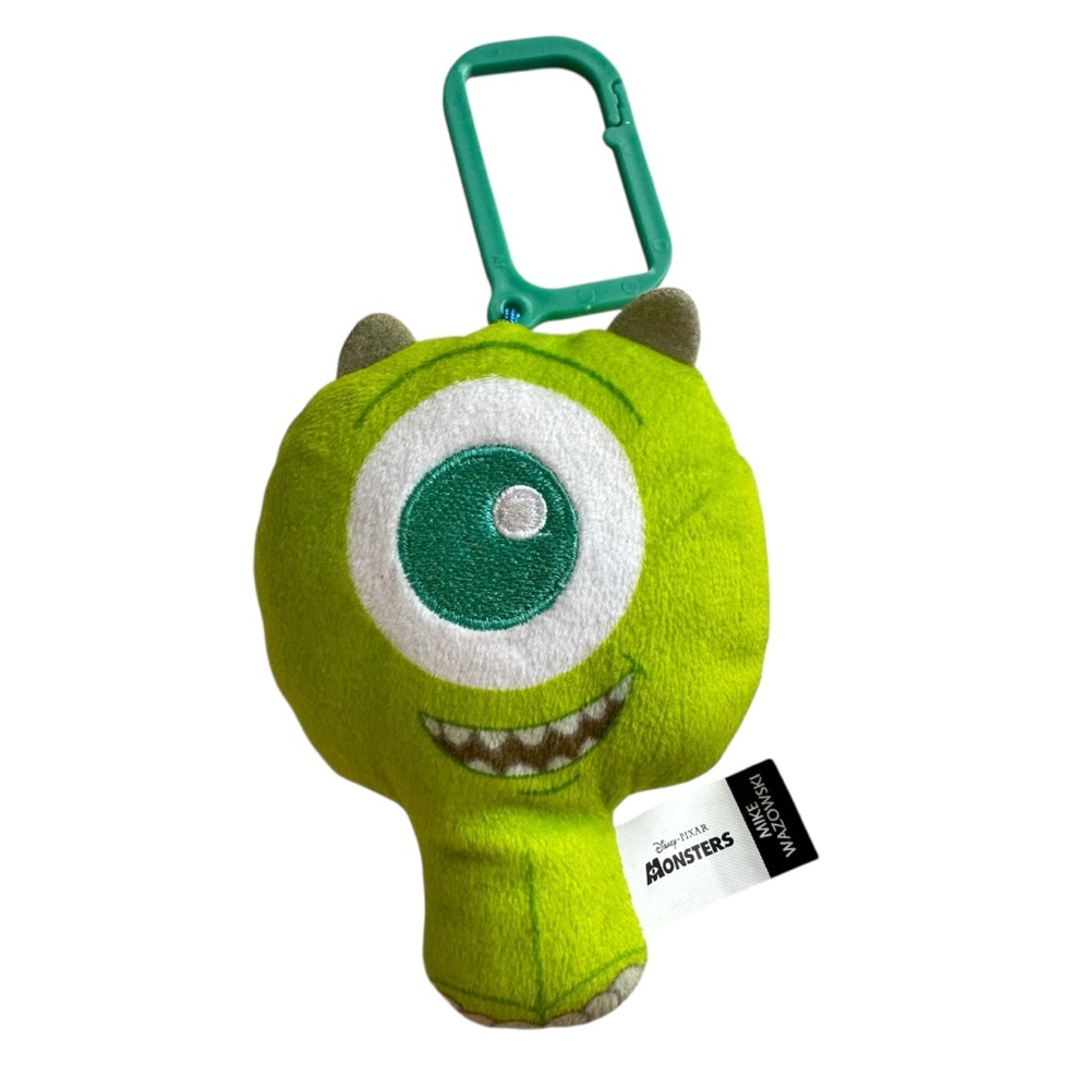 Monsters Inc Plush Mike Wazowski Keychain Disney Pixar